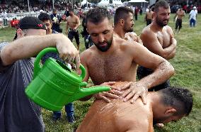 (SP)TÜRKIYE-ISTANBUL-HISTORICAL OIL WRESTLING