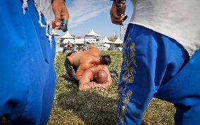 (SP)TÜRKIYE-ISTANBUL-HISTORICAL OIL WRESTLING