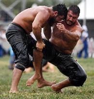 (SP)TÜRKIYE-ISTANBUL-HISTORICAL OIL WRESTLING