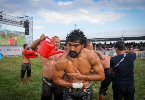 (SP)TÜRKIYE-ISTANBUL-HISTORICAL OIL WRESTLING