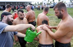 (SP)TÜRKIYE-ISTANBUL-HISTORICAL OIL WRESTLING