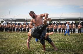 (SP)TÜRKIYE-ISTANBUL-HISTORICAL OIL WRESTLING