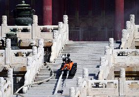 CHINA-BEIJING-PALACE MUSEUM-FIRE DRILL (CN)