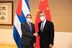 U.S.-NEW YORK-CHINA-WANG YI-CUBA-FM-MEETING