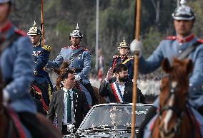 CHILE-SANTIAGO-MILITARY PARADE
