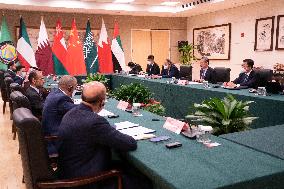 U.S.-NEW YORK-CHINA-WANG YI-GCC-FMS-MEETING