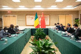 U.S.-NEW YORK-CHINA-WANG YI-MALI-FM-MEETING