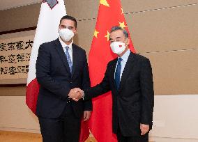 U.S.-NEW YORK-CHINA-WANG YI-MALTA-FM-MEETING