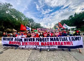 50th anniversary of martial law declaration in Philippines