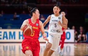 (SP)AUSTRALIA-SYDNEY-BASKETBALL-FIBA WOMEN'S WORLD CUP-CHN VS KOR