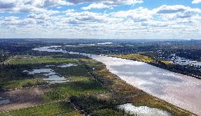 CHINA-INNER MONGOLIA-YELLOW RIVER-SCENERY (CN)