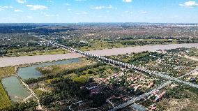 CHINA-INNER MONGOLIA-YELLOW RIVER-SCENERY (CN)