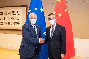 U.S.-NEW YORK-CHINA-WANG YI-EU-MEETING