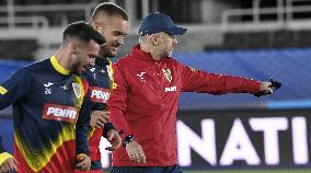 UEFA Nations League football - team Romania practice
