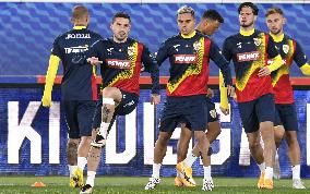 UEFA Nations League football - team Romania practice