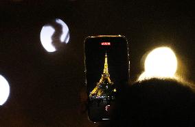 FRANCE-PARIS-EIFFEL TOWER-LIGHTS-SWITCHED OFF