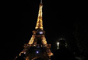 FRANCE-PARIS-EIFFEL TOWER-LIGHTS-SWITCHED OFF