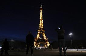 FRANCE-PARIS-EIFFEL TOWER-LIGHTS-SWITCHED OFF