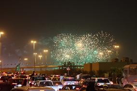 SAUDI ARABIA-RIYADH-NATIONAL DAY-FIREWORK SHOW