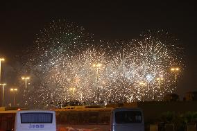 SAUDI ARABIA-RIYADH-NATIONAL DAY-FIREWORK SHOW