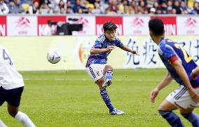 Football: Japan-U.S. friendly