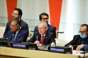 UN-G77 AND CHINA-MEETING-UNGA PRESIDENT