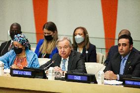 UN-G77 AND CHINA-MEETING-GUTERRES