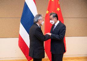 U.S.-NEW YORK-CHINA-WANG YI-THAILAND-MEETING