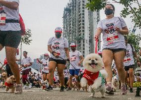 PHILIPPINES-PASIG CITY-DOGS MARATHON