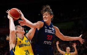 (SP)AUSTRALIA-SYDNEY-BASKETBALL-WOMEN'S WORLD CUP-AUS VS SRB