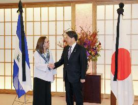 Japan-El Salvador foreign ministerial talks