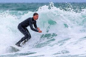 (SP)CROATIA-LIZNJAN-BEACH MARLERA-SURFING