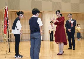 Japanese Princess Kako at sign language event