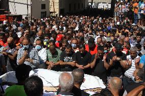 LEBANON-NAHR AL-BARED CAMP-CAPSIZED BOAT-VICTIM-FUNERAL