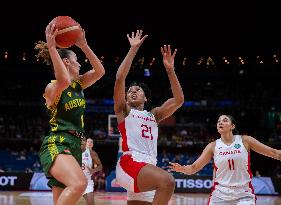 (SP)AUSTRALIA-SYDNEY-BASKETBALL-WOMEN'S WORLD CUP-AUS VS CAN