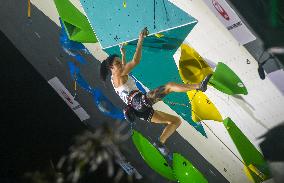 (SP)INDONESIA-JAKARTA-IFSC CLIMBING-WORLD CUP 2022-WOMEN'S LEAD-FINAL