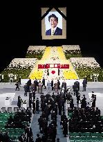 State funeral of ex-Japan PM Abe