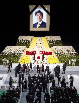 State funeral of ex-Japan PM Abe