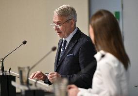 Finnish Government press conferance on Foreign and Security Policy issues