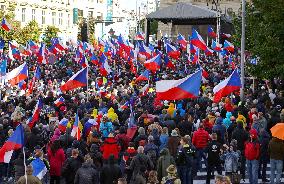 CZECH REPUBLIC-PRAGUE-MAJOR DEMONSTRATION