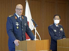 Japan ASDF head meets German Air Force chief