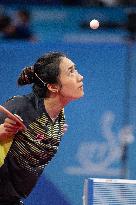 (SP)CHINA-CHENGDU-TABLE TENNIS-ITTF WORLD TEAM CHAMPIONSHIPS FINALS-WOMEN'S TEAMS-GROUP 3-HKG VS ITA
