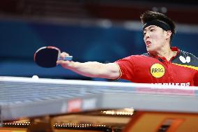 (SP)CHINA-CHENGDU-TABLE TENNIS-ITTF WORLD TEAM CHAMPIONSHIPS FINALS-MEN'S TEAMS-GROUP 2-GER VS KAZ
