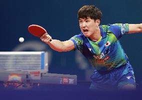 (SP)CHINA-CHENGDU-TABLE TENNIS-ITTF WORLD TEAM CHAMPIONSHIPS FINALS-MEN'S TEAMS-GROUP 3-JAPAN VS IRAN(CN)