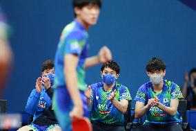 (SP)CHINA-CHENGDU-TABLE TENNIS-ITTF WORLD TEAM CHAMPIONSHIPS FINALS-MEN'S TEAMS-GROUP 3-JAPAN VS IRAN(CN)