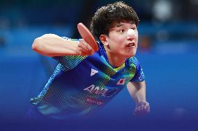 (SP)CHINA-CHENGDU-TABLE TENNIS-ITTF WORLD TEAM CHAMPIONSHIPS FINALS-MEN'S TEAMS-GROUP 3-JAPAN VS IRAN(CN)