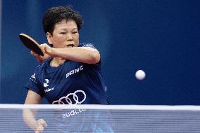 (SP)CHINA-CHENGDU-TABLE TENNIS-ITTF WORLD TEAM CHAMPIONSHIPS FINALS-WOMEN'S TEAMS-GROUP 4-KOR VS LUX(CN)