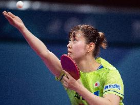 (SP)CHINA-CHENGDU-TABLE TENNIS-ITTF WORLD TEAM CHAMPIONSHIPS FINALS-WOMEN'S TEAMS-GROUP 2-JPN VS SVK(CN)