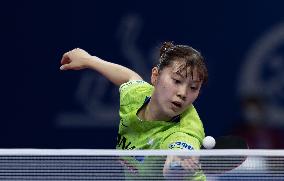 (SP)CHINA-CHENGDU-TABLE TENNIS-ITTF WORLD TEAM CHAMPIONSHIPS FINALS-WOMEN'S TEAMS-GROUP 2-JPN VS SVK(CN)