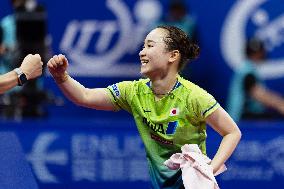 (SP)CHINA-CHENGDU-TABLE TENNIS-ITTF WORLD TEAM CHAMPIONSHIPS FINALS-WOMEN'S TEAMS-GROUP 2-JPN VS SVK(CN)